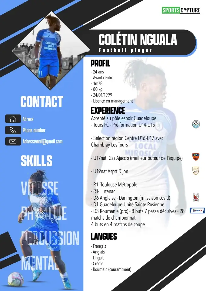 Football CV Written | FootBoost